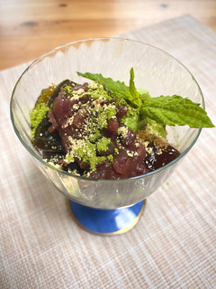 材料全部セブン♪ ミニ抹茶わらびパフェ-レシピのメイン写真
