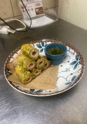 明太子ちくわの磯部揚げ-レシピのメイン写真