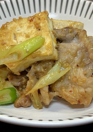 豚肉と豆腐のみそ炒め-レシピのメイン写真