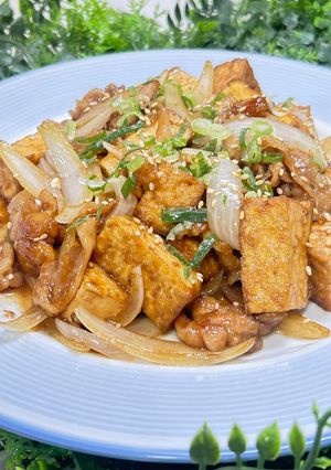 豚肉と厚揚げの照り旨甘辛炒め-レシピのメイン写真