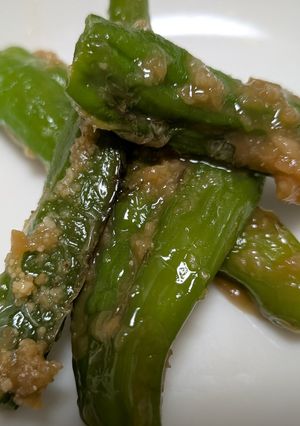 電子レンジでししとうの味噌漬け-レシピのメイン写真