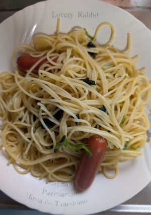 簡単★ほうれん草とソーセージの和風パスタ-レシピのメイン写真