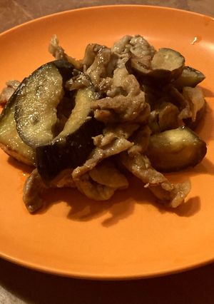 豚肉と玉ねぎとなすの味噌炒め-レシピのメイン写真