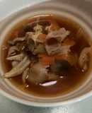 鶏肉と野菜のミネストローネ風スープ