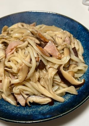 椎茸出汁の和風焼きうどん-レシピのメイン写真