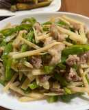 青椒肉絲！香味ペーストチンジャオロース