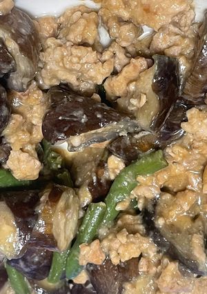簡単ナスの肉味噌炒め-レシピのメイン写真