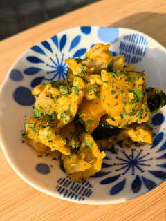 【低FOD】カボチャと豚肉の塩バター炒め-レシピのメイン写真