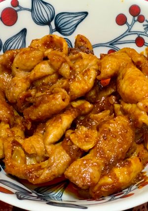 豚白もつのピリ辛味噌炒め-レシピのメイン写真