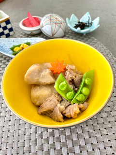 砂糖なし 里芋と豚こま煮物-レシピのメイン写真