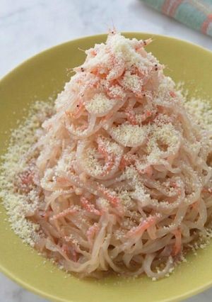 🌸【超絶春色】脳天直撃ペペロンチーノ-レシピのメイン写真