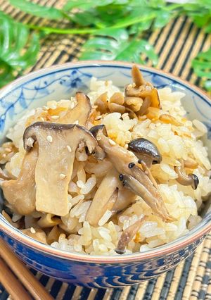 旨味を爆発させた🍄キノコの炊き込みご飯🍁-レシピのメイン写真