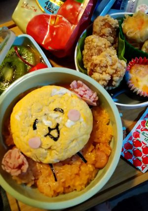 えもじの子オムライス〜がんばれ〜-レシピのメイン写真