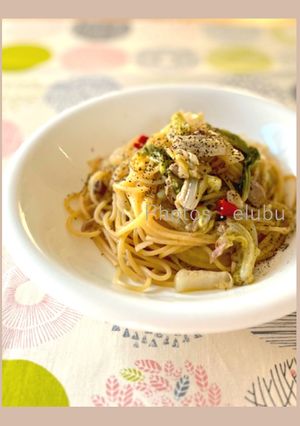 白菜とツナのパスタ-レシピのメイン写真