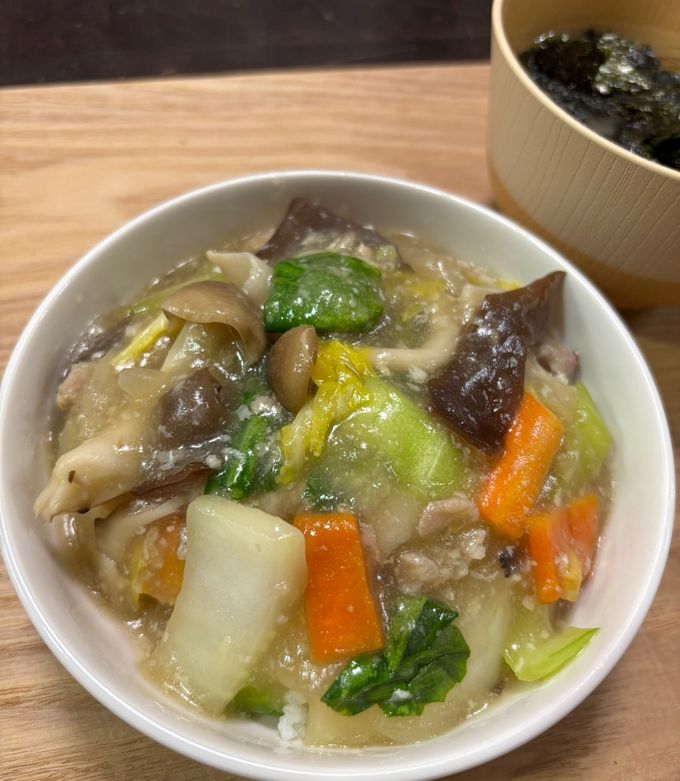 きのこたっぷり五目あんかけご飯-レシピのメイン写真