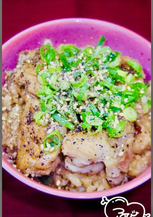 鶏もも肉と長ねぎの簡単和風炊き込みご飯！-レシピのメイン写真