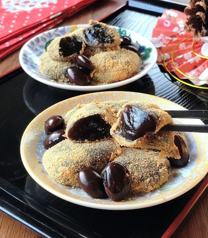 おせちリメイク☆黒豆の煮汁でわらび餅。 by ゆぅゅぅ 【クックパッド