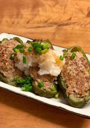 種まで食べちゃう♪ピーマンの肉詰め-レシピのメイン写真