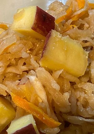 切り干し大根とさつまいもの味噌バター煮♡-レシピのメイン写真