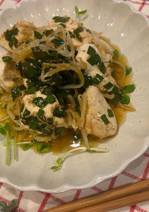 鶏むね肉のニラポン蒸し-レシピのメイン写真