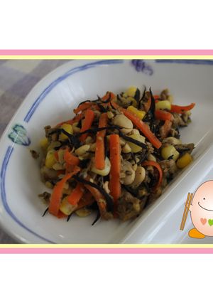 たべまる給食【ひじきと大豆のサラダ】-レシピのメイン写真