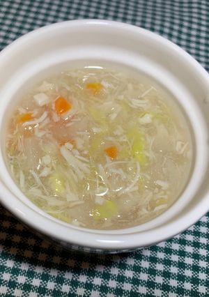 応用の効く野菜のあんかけ離乳食-レシピのメイン写真