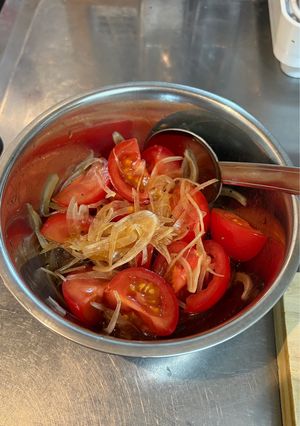 トマトと玉ねぎの和風マリネ-レシピのメイン写真