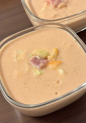 セロリときんかんのミルクプリン風サラダ-レシピのメイン写真