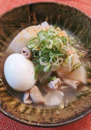 うま塩味☆大根と豚モツのあっさり煮-レシピのメイン写真