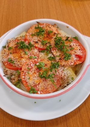 サバ缶とじゃがいものパン粉焼き-レシピのメイン写真