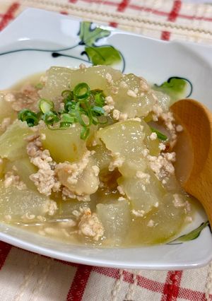 冬瓜のそぼろあんかけ風♪-レシピのメイン写真