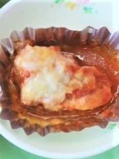 【学校給食】鶏肉のみそチーズ焼き-レシピのメイン写真
