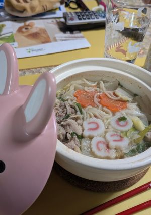 お正月の余ったお蕎麦でごま豆乳そば-レシピのメイン写真