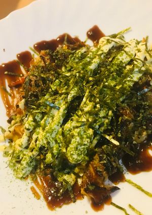 米粉のお好み焼き／野菜だけの野菜玉-レシピのメイン写真