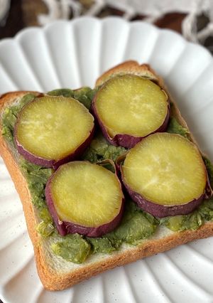 抹茶焼き芋冷凍トースト-レシピのメイン写真