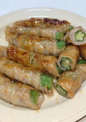 オクラの豚肉巻き-レシピのメイン写真