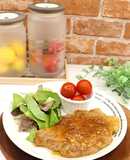 簡単レシピ☆トンテキの玉ねぎソースかけ
