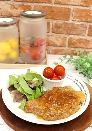 簡単レシピ☆トンテキの玉ねぎソースかけ-レシピのメイン写真