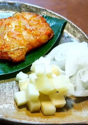 焼きさつま揚げ 発酵新玉葱・8㎜角新生姜-レシピのメイン写真
