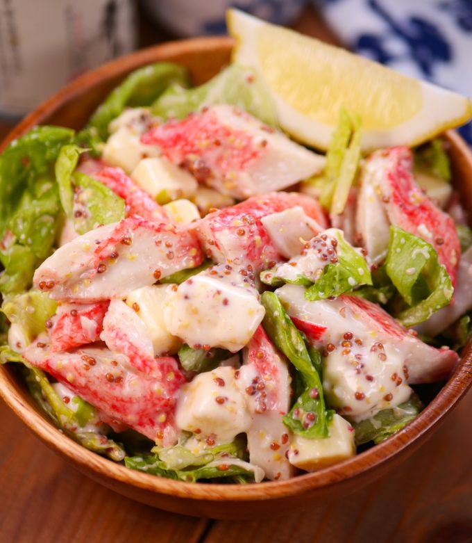 濃厚チーズカニカマサラダ♪至高のソース💖 by 愛と癒しを届ける