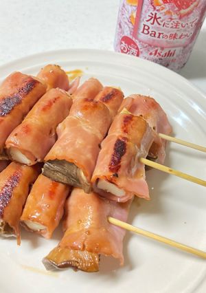 エリンギベーコン巻き串-レシピのメイン写真