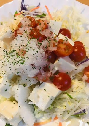 プチトマト＆ミニ豆腐のおろしサラダ-レシピのメイン写真