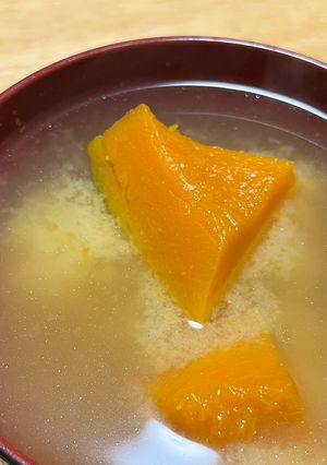 かぼちゃの味噌汁-レシピのメイン写真