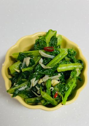 さっと一品！じゃことニンニクの青菜炒め✨-レシピのメイン写真