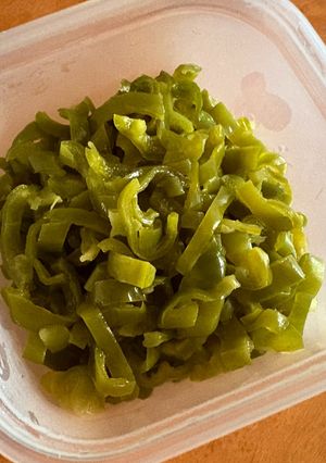 ピーマンの酒蒸し-レシピのメイン写真