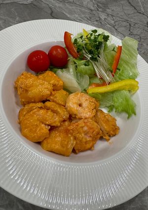 じゃがいもとエビのケチャマヨ炒め⭐︎-レシピのメイン写真