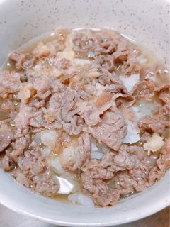 牛肉と生姜のお茶漬け-レシピのメイン写真