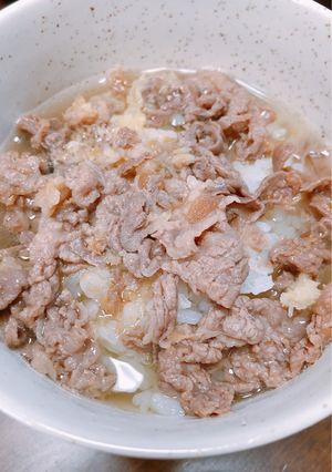 牛肉と生姜のお茶漬け-レシピのメイン写真