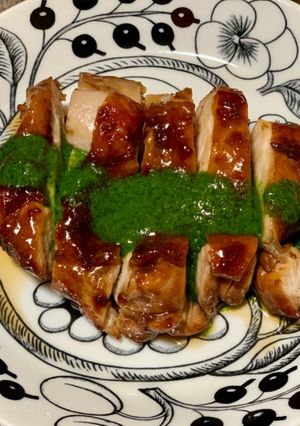 照り焼きチキン・パセリソース掛け-レシピのメイン写真