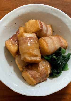 肉巻き厚揚げの角煮風-レシピのメイン写真